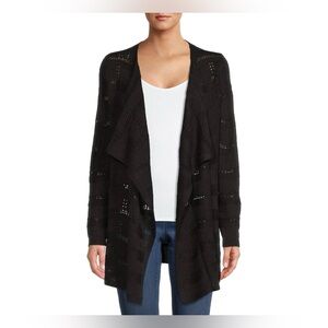 NWOT INNER CIRCLE Drape Front Cardigan XL